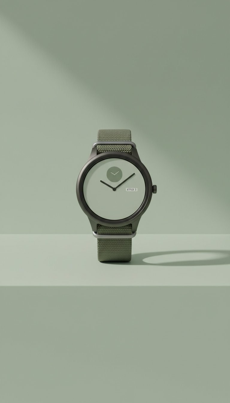 Smart Watch with Matte Aluminum Case