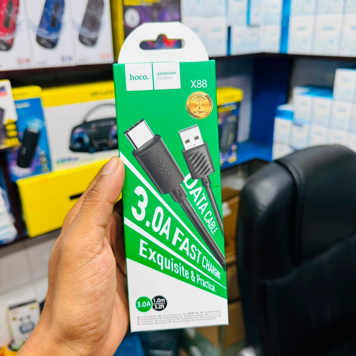 Hoco X88 Type-C Fast Charging Data Cable 3.0A