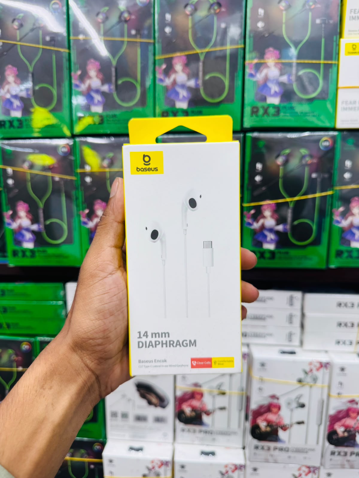 Baseus Freak Type-C Wired Earphone - 14mm Diaphragm