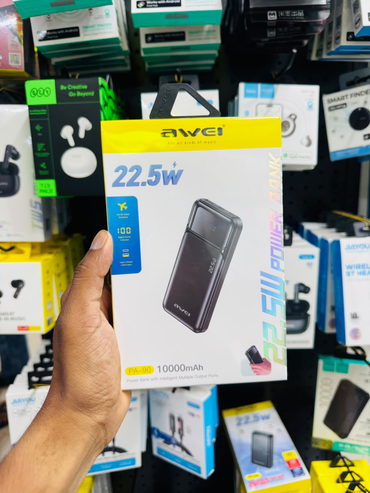 Awei P96 10000mAh 22.5W Fast Charging Power Bank | Multiple Output Ports