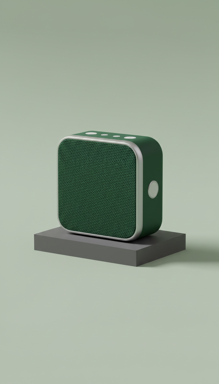 Portable Speaker with Glass Touch Panel