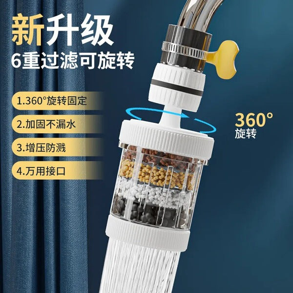 6 Layer Filter Faucet Purifier – 360° Rotatable