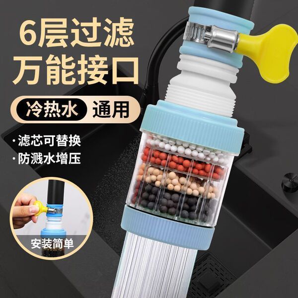 6 Layer Filter Faucet Purifier – 360° Rotatable