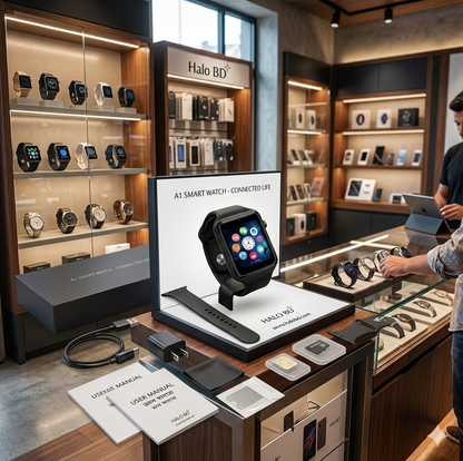 A1 Smart Watch with SIM Card & Camera