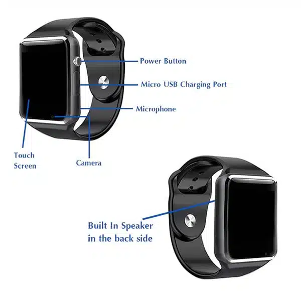 A1 Smart Watch with SIM Card & Camera