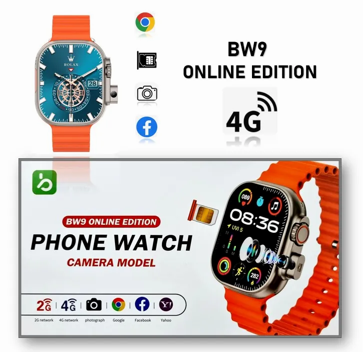 BW9 Pro 4G Android Smartwatch