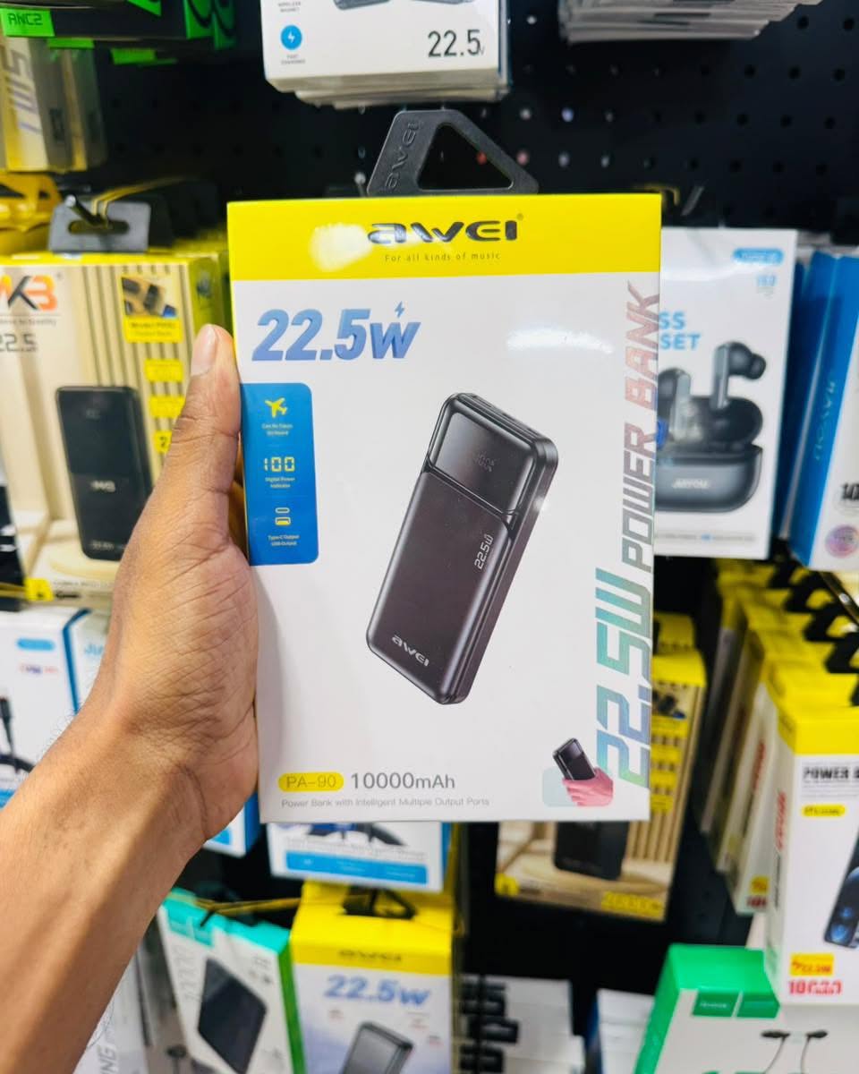 Awei PA-110 22.5W Fast Charging Power Bank 10000mAh