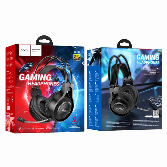 Hoco W106 Hi-Fi Audio Gaming Headphones with HD Microphone