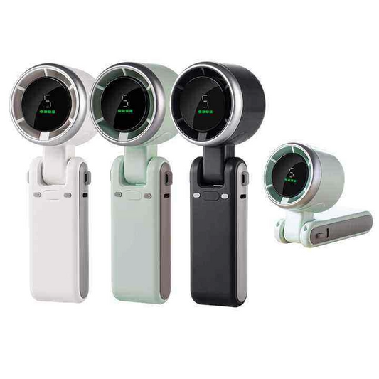 Mini Turbo Fan – Portable Handheld Fan with LED Display
