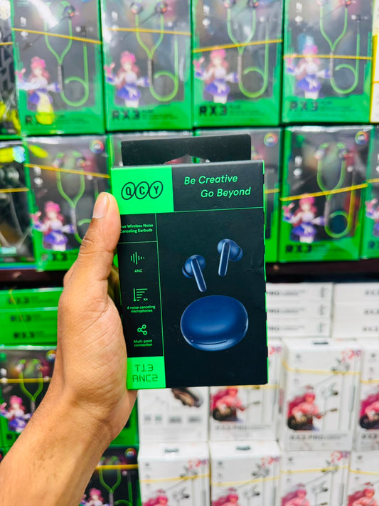 QCY T1.3 ANC2 True Wireless Noise Cancelling Earbuds | 4 Mics | Multi-point