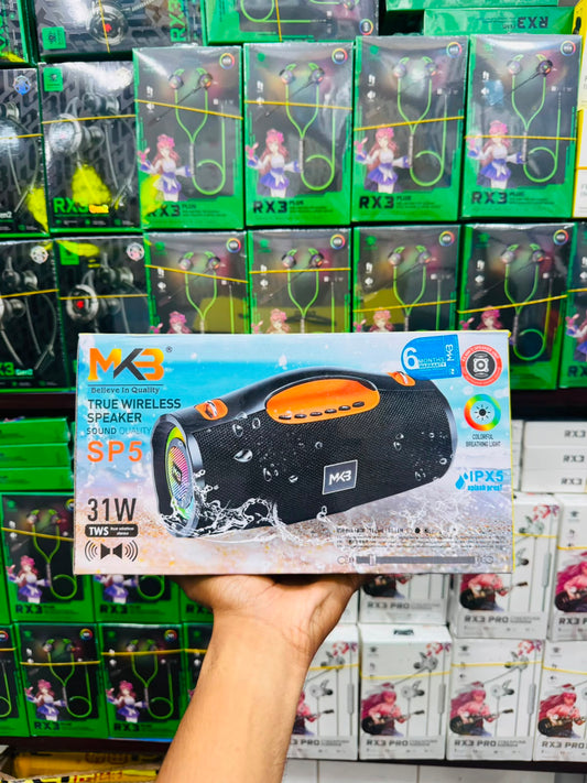 MKB SP5 31W True Wireless Speaker - IPX5 Waterproof & Colorful Breathing Light