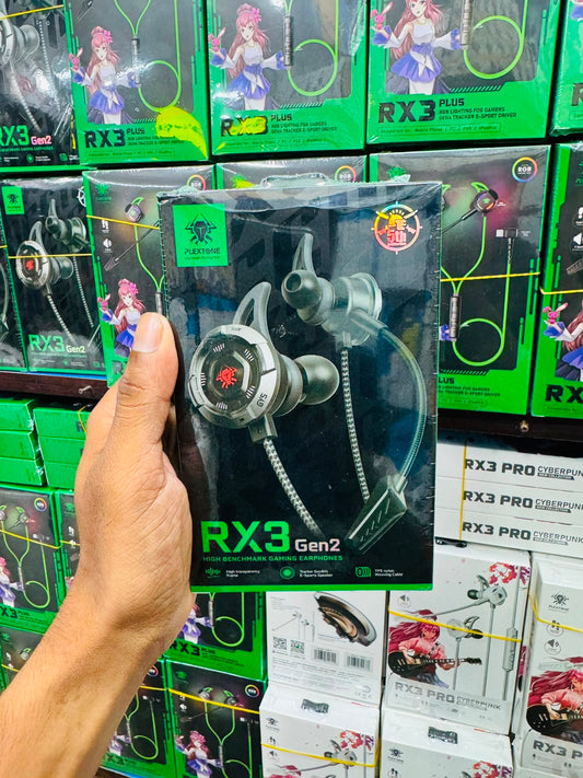 Plextone RX3 Gen2 High Benchmark Gaming Earphones | E-Sport Driver | TPE Cable