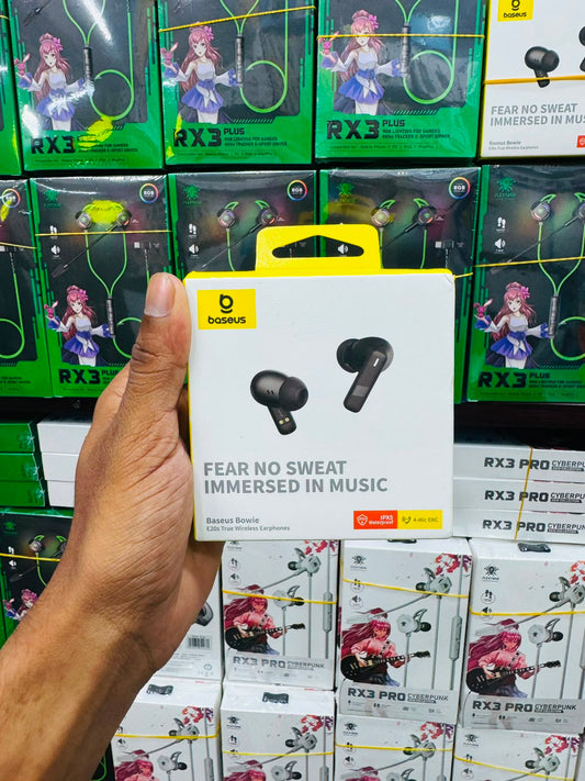 Baseus Bowie E20s True Wireless Earphones - IPX5 Waterproof & 6-Mic ENC