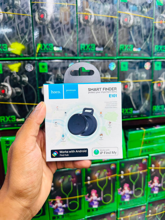 Hoco E101 Smart Finder | Works with Android & iPhone Find My | Dual Platform