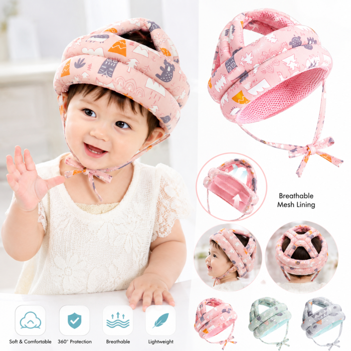 Baby Head Cushion Cap – শিশুর প্যাডেড হেড ক্যাপ