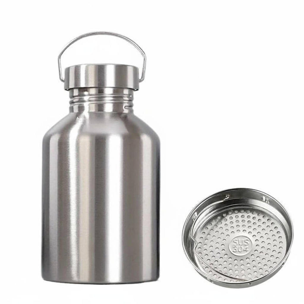 2L 304 Stainless Steel Water Bottle with Tea Filter